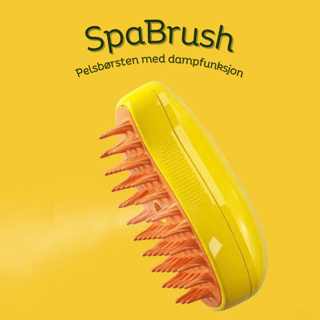 SpaBrush - Supereffektiv pelsbørste med dampfunksjon!